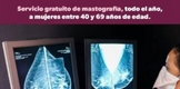 En vacaciones, continúan mastografías gratuitas: SSM