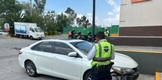 TRÁNSITO DEL ESTADO LOCALIZA AUTO INVOLUCRADO EN ACCIDENTE, TRAS DARSE A LA FUGA
