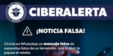 SSP alerta sobre noticia falsa que circula en WhatsApp