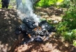 En operativo Apatzingán, SSP, GN y Sedena destruyen campamento ilícito
