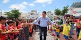 Alfonso Martínez inaugura canchas de fútbol en colonias del Oriente de Morelia