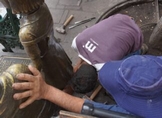 Gobierno Municipal da mantenimiento a escultura de “Los Niños Españoles”