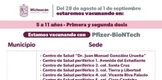 REFUERZA SSM VACUNACIÓN COVID-19 PARA MENORES DE 5 A 11 AÑOS