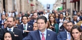 ALFONSO MARTÍNEZ ENCABEZA COLOCACIÓN DEL PROGRAMA DE FIESTAS PATRIAS EN BANDO SOLEMNE