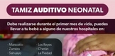 TAMIZ AUDITIVO, EFICAZ PARA DETECCIÓN DE SORDERA EN RECIÉN NACIDOS: SSM