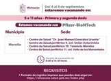 ÚLTIMOS DÍAS DE VACUNACIÓN COVID-19 PARA MENORES DE 5 A 11 AÑOS, EN CENTRO DE MORELIA