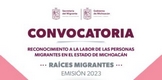 AMPLÍAN PLAZO PARA PARTICIPAR POR EL PREMIO RAÍCES MIGRANTES