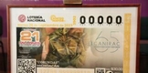 DEVELA BEDOLLA BILLETE DE LOTERÍA CONMEMORATIVO A «LAS CORUNDAS”