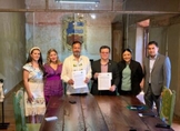 Firma Julio Alberto Arreola Vázquez convenio con la Universidad Latina de América