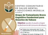 ABRE SSM GRUPOS DE AYUDA PARA TRATAR ADICCIÓN AL ALCOHOL Y CIGARRO