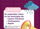 CICLÓN TROPICAL LIDIA
