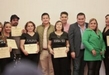 Entregan Rogelio Andrade y Víctor Zurita constancias de capacitación en LSM a trabajadores