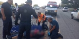 MOTOCICLISTA QUEDA MALHERIDO AL ACCIDENTARSE EN LA MORELIA-SALAMANCA