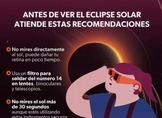 Atiende estas recomendaciones para observar el eclipse solar: SSM