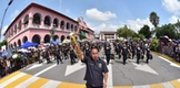 UMSNH se lleva los aplausos en el tradicional desfile de Apatzingán