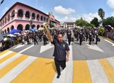 UMSNH se lleva los aplausos en el tradicional desfile de Apatzingán