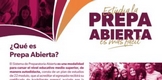 Acredita tu bachillerato con el sistema de Preparatoria Abierta