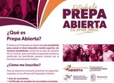 Acredita tu bachillerato con el sistema de Preparatoria Abierta