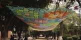 APOYA DIF MORELIA INSTALACIÓN DE CIELO TEJIDO EN LA CALZADA FRAY ANTONIO DE SAN MIGUEL