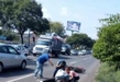 DERRAPE DE MOTO DEJA UNA PERSONA HERIDA EN LA, AV. MADERO PONIENTE DE MORELIA