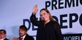 Grisel Tello entrega Premio Estatal del Deporte a Alfonso Aguilar Contreras