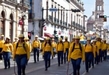 Por primera vez, combatientes de incendios participan en desfile del 20 de noviembre