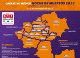 DESPLIEGA SSM 21 AMBULANCIAS POR NOCHE DE MUERTOS