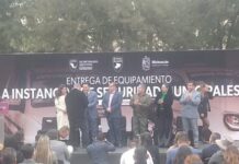 RECIBEN 104 MUNICIPIOS DE MICHOACÁN, EQUIPO PARA FORTALECER A POLICÍAS LOCALES