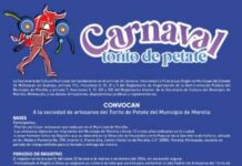 LISTA LA CONVOCATORIA PARA PARTICIPAR EN EL CARNAVAL DEL TORITO DE PETATE 2024