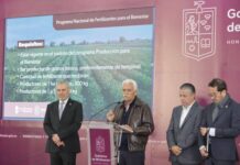 MICHOACÁN, DE LOS PRIMEROS EN DISTRIBUIR FERTILIZANTE GRATUITO: BEDOLLA