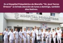 HOSPITAL PSIQUIÁTRICO DE MORELIA ATENDIÓ MÁS DE 21 MIL CONSULTAS