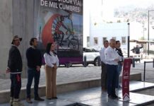 INAUGURA BEDOLLA, BAJO PUENTE DE DISTRIBUIDOR VIAL MIL CUMBRES