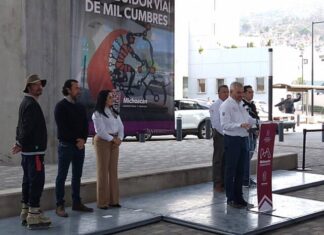 INAUGURA BEDOLLA, BAJO PUENTE DE DISTRIBUIDOR VIAL MIL CUMBRES