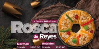 OFRECE DIF URUAPAN TRADICIONAL ROSCA PARA LA LLEGADA DE LOS REYES MAGOS