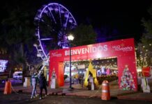 La rueda de la fortuna más alta en México te espera en la Villa Navideña