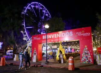 La rueda de la fortuna más alta en México te espera en la Villa Navideña