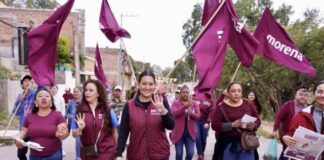 De manera entusiasta zacapenses arropan labor de Mónica Valdez