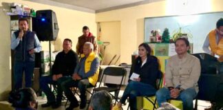 Araceli Saucedo en Zinapécuaro recibe apoyo de militantes del PRD, PAN y PRI