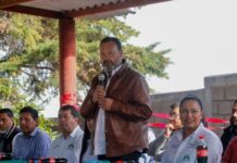 INAUGURA JULIO ARREOLA LA BARDA PERIMETRAL EN LA ESCUELA PRIMARIA GILDARDO MAGAÑA EN PÁTZCUARO