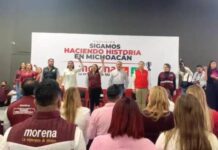 Cierran Celeste Ascencio y Raúl Morón, pre campaña al Senado de la República
