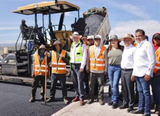 SUPERVISA BEDOLLA OBRA DE REHABILITACIÓN CARRETERA EN REGIÓN CIÉNEGA