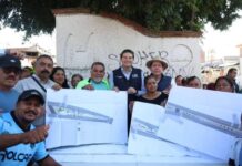 CELEBRAN VECINOS CONSTRUCCIÓN DE PARQUES LINEALES Y ZONAS SEGURAS PARA PEATONES EN MORELIA