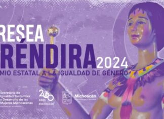 MAÑANA CIERRA CONVOCATORIA PARA LA PRESEA ERÉNDIRA 2024