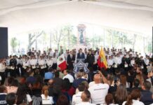 ENTREGA ALFONSO MARTÍNEZ PROMOCIONES Y ASCENSOS A 144 POLICÍAS DE MORELIA