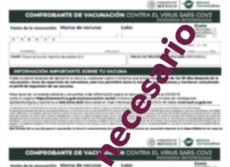 RECIBE LA VACUNA CONTRA EL COVID-19 SIN FORMATO DE SOLICITUD: SSM