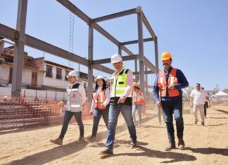 NUEVO MERCADO DE PÁTZCUARO, CON AVANCE DEL 33% DE CONSTRUCCIÓN