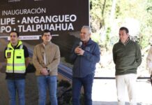 Inaugura Bedolla tramo carretero que impulsa al sector productivo y turístico del Oriente michoacano