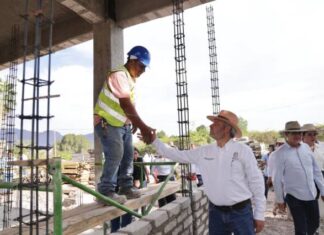Supervisa Bedolla construcción del Centro de Salud Mental y Adicciones en Huetamo