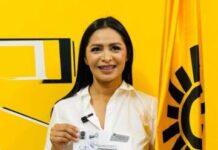 Formaliza Araceli Saucedo su candidatura al senado ante el Instituto Nacional Electoral