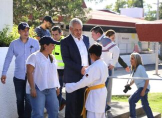 Supervisa Bedolla obras en primaria Casa Hogar Vivan los Niños